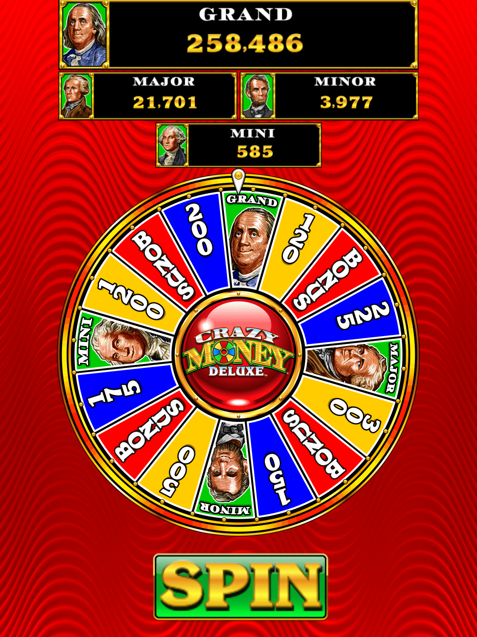 Crazy money deluxe slot machine big win Crazy money deluxe slot machine big win
